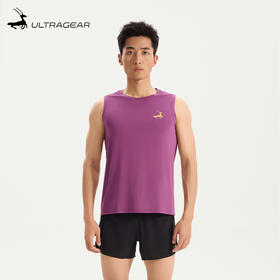 优极UG 棉途·男款爽滑速干无袖跑步T恤