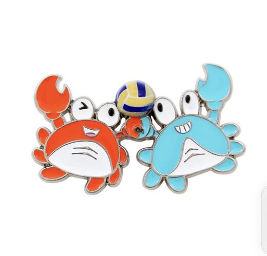 敢蟹系列徽章-我爱排球 商品图3