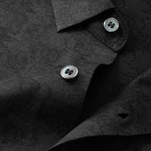 【棉质】【DPF】大依优型大码短袖衬衫潮流碎花半袖衬衣加肥加大码棉质透气夏装肥佬宽松上衣男士 商品图3