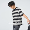 贝纳川宽条纹圆领T恤ECT114007 商品缩略图4