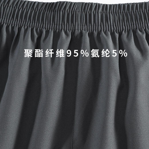 跃牌【跃LEAP-ACTIVE】 男士薄款户外宽松透气运动五分单层短裤梭织弹力短裤W51135 商品图2