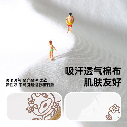 bduck小黄鸭童装夏季儿童短袖T恤女童夏装宝宝纯棉上衣小童t90-130 FF2601082 商品图2