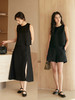 HeyDress法式亚麻衬衫女夏季宽松收腰设计显瘦半身裙背心短裤套装 商品缩略图3