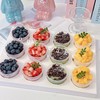 4拼口味布丁杯下午茶点心(按当季水果装饰)提前28小时预定 商品缩略图2
