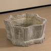 清 太湖石雕瓜棱葵口赏盆 商品缩略图4
