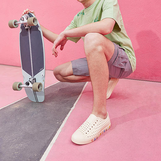 [ss2025]native 卡通印花守护灵情侣洞洞鞋户外溯溪沙滩凉鞋 商品图1