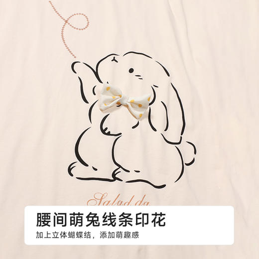 都市丽人生活家居女士棉质短袖裙薄40支TC拉架短袖类LHH6B9 商品图7