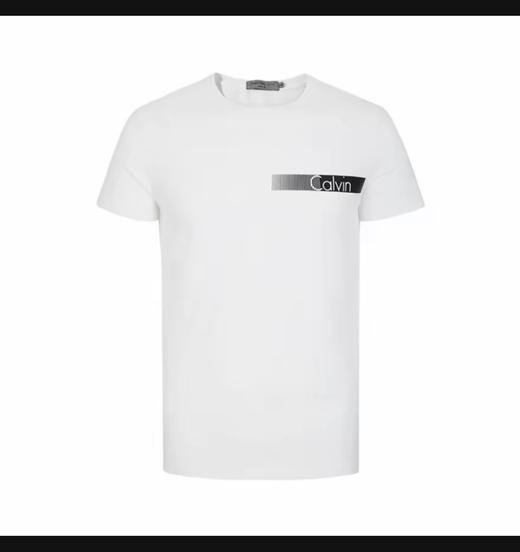 西K 元单 四色 弹力修身 圆领短袖T恤 TX410 商品图2