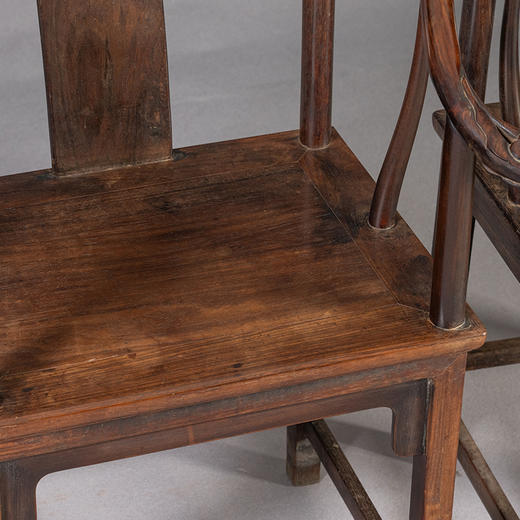 清中期  红木云纹扶手圈椅（一对） 商品图3