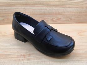 春季新款豪行真皮休闲女鞋23120168舒适中跟时尚套脚单鞋