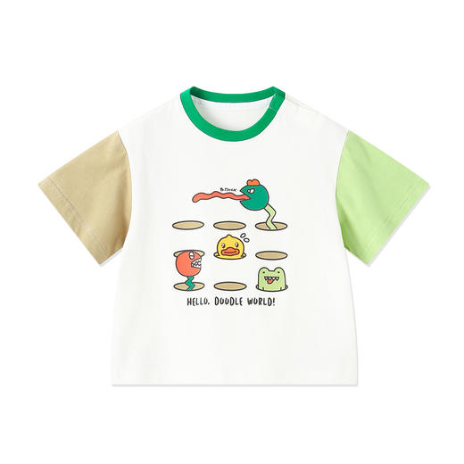 B.Duck小黄鸭童装夏季短袖T恤90-130 BF2601018 商品图3