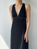 CG｜Caroline Dress 深V弹力真丝露背连衣裙［ 黑 ] 商品缩略图2