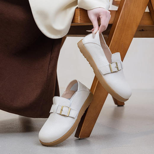 凯撒KAISER春季头层牛皮一脚蹬 懒人鞋 商品图1