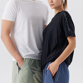 跃牌【跃LEAP-ACTIVE】 男士夏运动短袖反光印速干T恤宽松透气跑步健身短袖上衣R51113