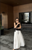 THESOONG"线条美人"100%苎麻轻盈梭织蕾丝边半身裙HWQZ6780 商品缩略图8