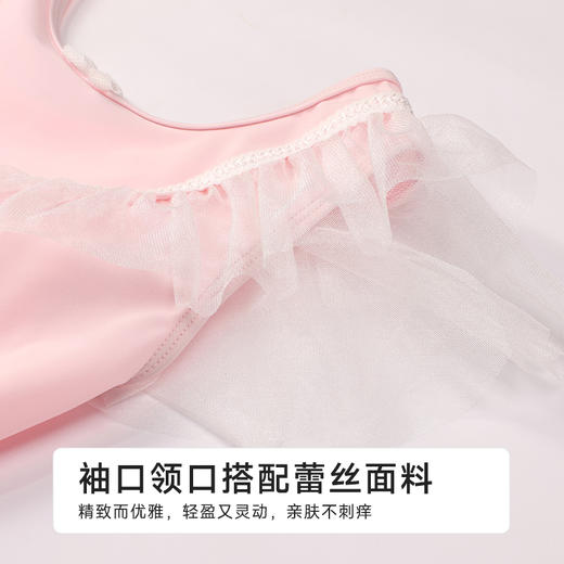 都市丽人滨海休闲女童连体泳衣薄半光涤泳布一体式泳衣JSH1A1 商品图5