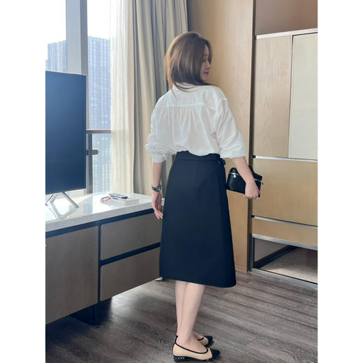 新年折扣 2503313   皮革装饰半身裙 商品图3