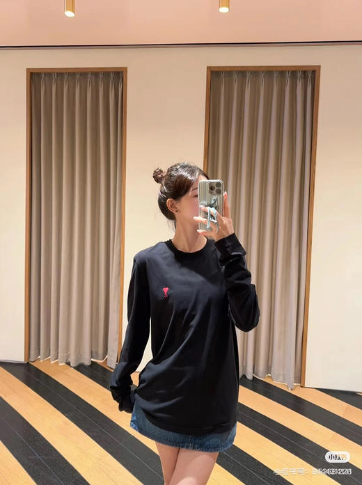 【3月27日 下午14:00 秒杀】纯原 艾米 情侣款 长袖T恤 商品图8