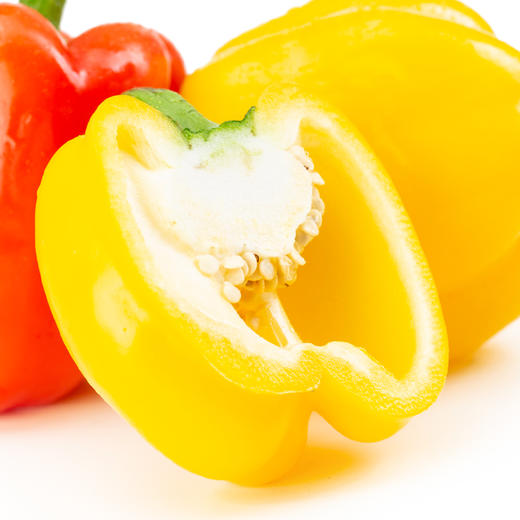 新鲜蔬菜 可生食红黄彩椒  2个（红1黄1） 商品图2