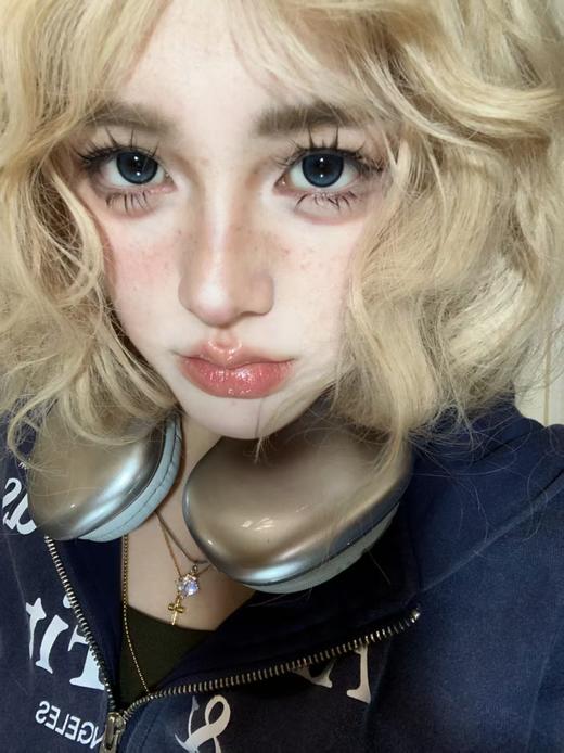 【日抛大直径】MIMIPARK-古堡遐想蓝-14.4mm【0-800度  无525/575】 商品图1