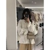 现货【奶油甜酪】设计师高定提花蕾丝衬衫精致系带百搭长袖内搭女 商品缩略图1