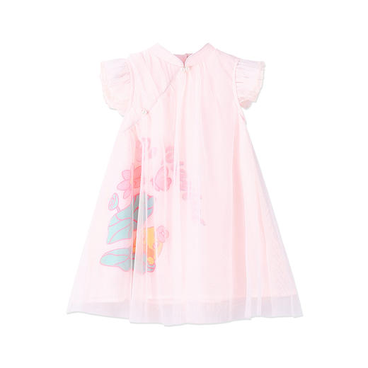 bduck小黄鸭童装夏季女童休闲连衣裙105-150 FF2680033 商品图3