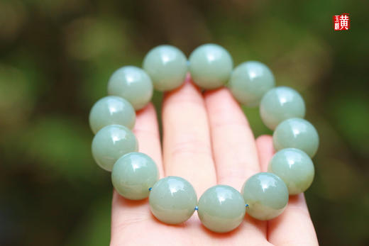 和田玉且末蓝料手串 商品图2