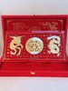 【现货】足金999龙凤双喜百福礼盒婚庆陪嫁嫁妆订婚百年好合摆件礼盒【金重约3g】【一物一证书】 商品缩略图0