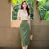 新款搭配一整套今年流行的漂亮名媛，高端盐系轻熟裙子两件套装LJX-125 商品缩略图1