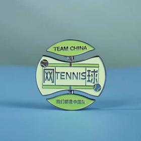 炫动梦想网球徽章