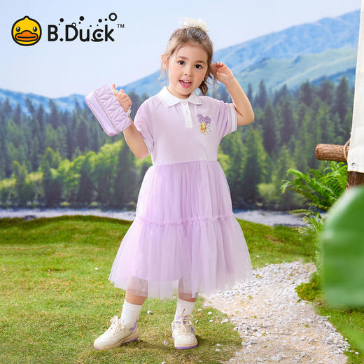 bduck小黄鸭童装夏季女童休闲连衣裙105-150 FF2680002 商品图1