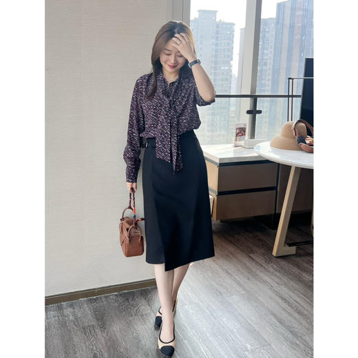 新年折扣 2503313   皮革装饰半身裙 商品图7