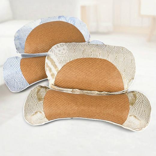 【分仓直发包邮】艾草冰丝藤席连体枕（颜色可选） 商品图2