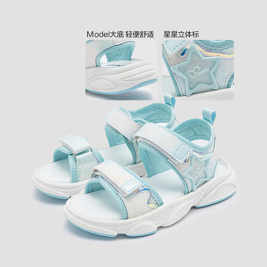 笛莎Deesha 女童童鞋2025夏新款凉鞋 商品图4