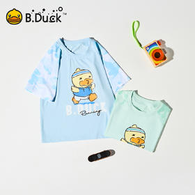 bduck小黄鸭童装夏季儿童短袖T恤男童户外防晒宝宝夏装中小童半袖上衣110-160 BF2601956