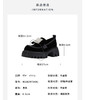 westory2023秋季新款时尚圆头水钻乐福鞋中跟W23CM73691 商品缩略图3
