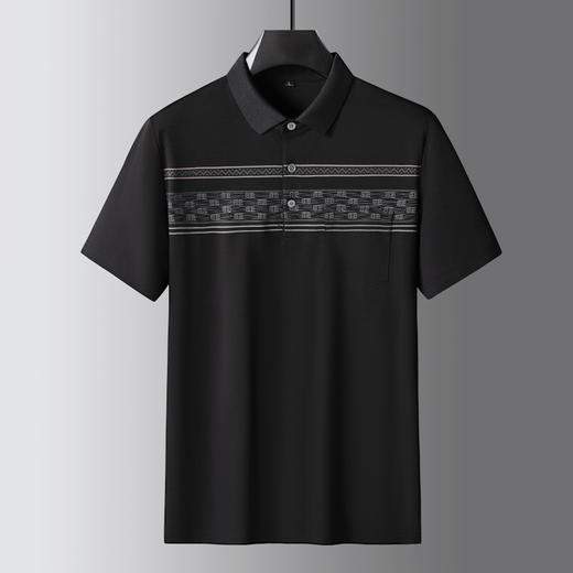 【棉质】【DK】大依优型大码短袖POLO衫加肥加大半袖体恤夏季款肥佬宽松商务休闲百搭上衣男士胖子 商品图3