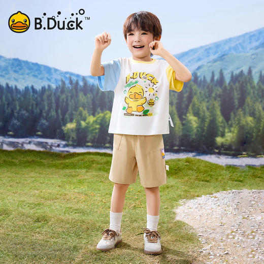 B.Duck小黄鸭童装夏季短袖T恤90-130 BF2601065 商品图1