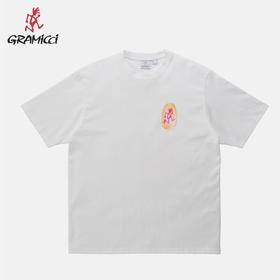 GRAMICCI小野人 情侣款运动休闲棉T恤拇指印花短袖宽松G5SU-T174