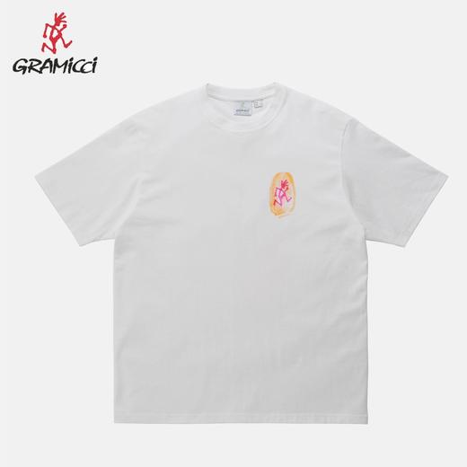 GRAMICCI小野人 情侣款运动休闲棉T恤拇指印花短袖宽松G5SU-T174 商品图0