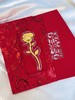 【现货】足金999情人节520黄金玫瑰花金片红包礼品送妈妈送女友【金重约0.2g】 商品缩略图0