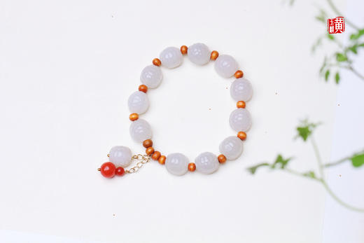 和田烟青玉【富甲天下】手串 商品图1