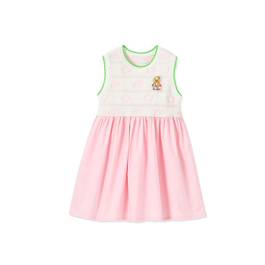 bduck小黄鸭童装夏季女童连衣裙宝宝无袖背心裙子夏季公主裙90-130 FF2680007 商品图3