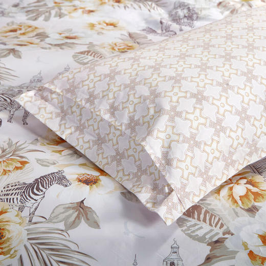 富安娜纯棉四件套-花容月貌 商品图4