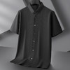 【棉质】【DPF】大依优型大码短袖衬衫夏季新款棉质透气半袖衬衣男加肥加大码肥佬宽松休闲上衣 商品缩略图2