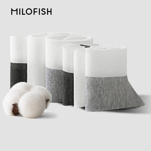 【成人儿童学生袜】米乐鱼儿童棉袜网眼透气袜校园学生袜 商品图5