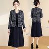 气质修身优雅，中长款两件套连衣裙QYM-YIYI-CS25A30 商品缩略图0