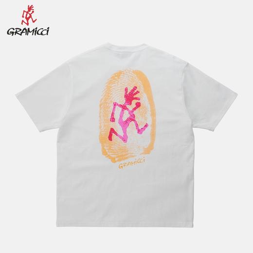 GRAMICCI小野人 情侣款运动休闲棉T恤拇指印花短袖宽松G5SU-T174 商品图3