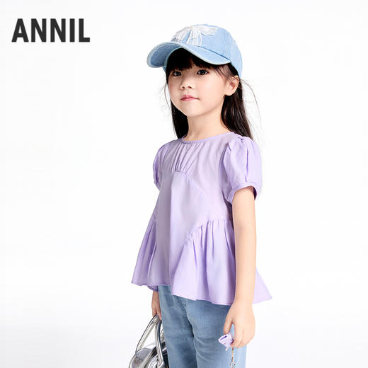 女童短袖上衣夏季新款安奈儿童装实体店同款XG521691 商品图2