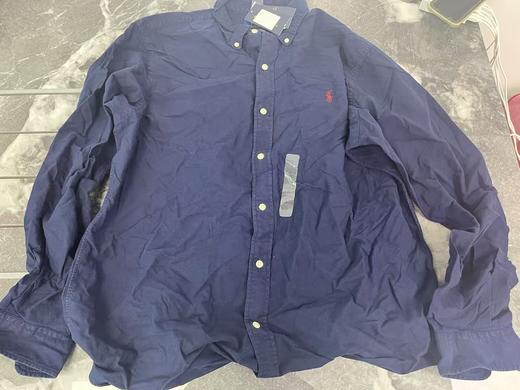 瑕疵Polo Ralph Lauren 男士新款刺绣标纯色休闲长袖衬衫 商品图0